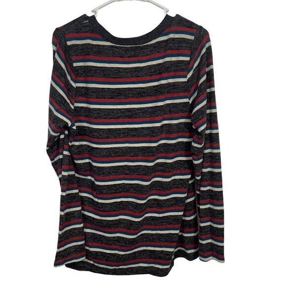 Torrid Super Soft Plus Striped Crewneck Sweater - Picture 2 of 4